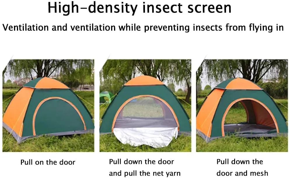 Tent Ultralight Portable Outdoor Camping Folding Automatic 3-4 Person Waterproof Family Tents