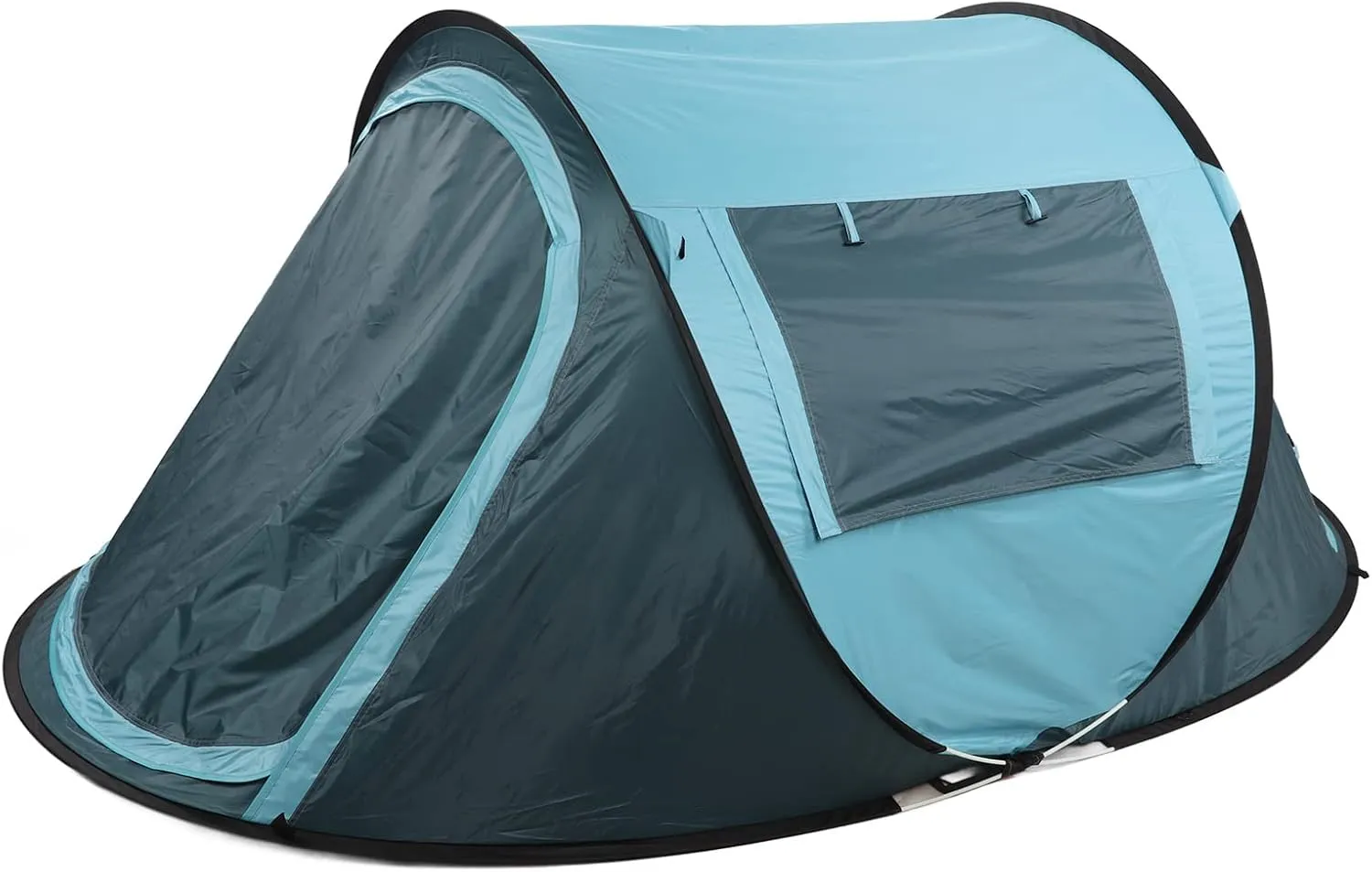 Tents for Camping, Waterproof Portable 3-4 People Camping Tent with Double Zipper Widened Ventilation Window and Storage Bag, Family Tent Easy Set Up for Backpacking Hiking Traveling Outdoor