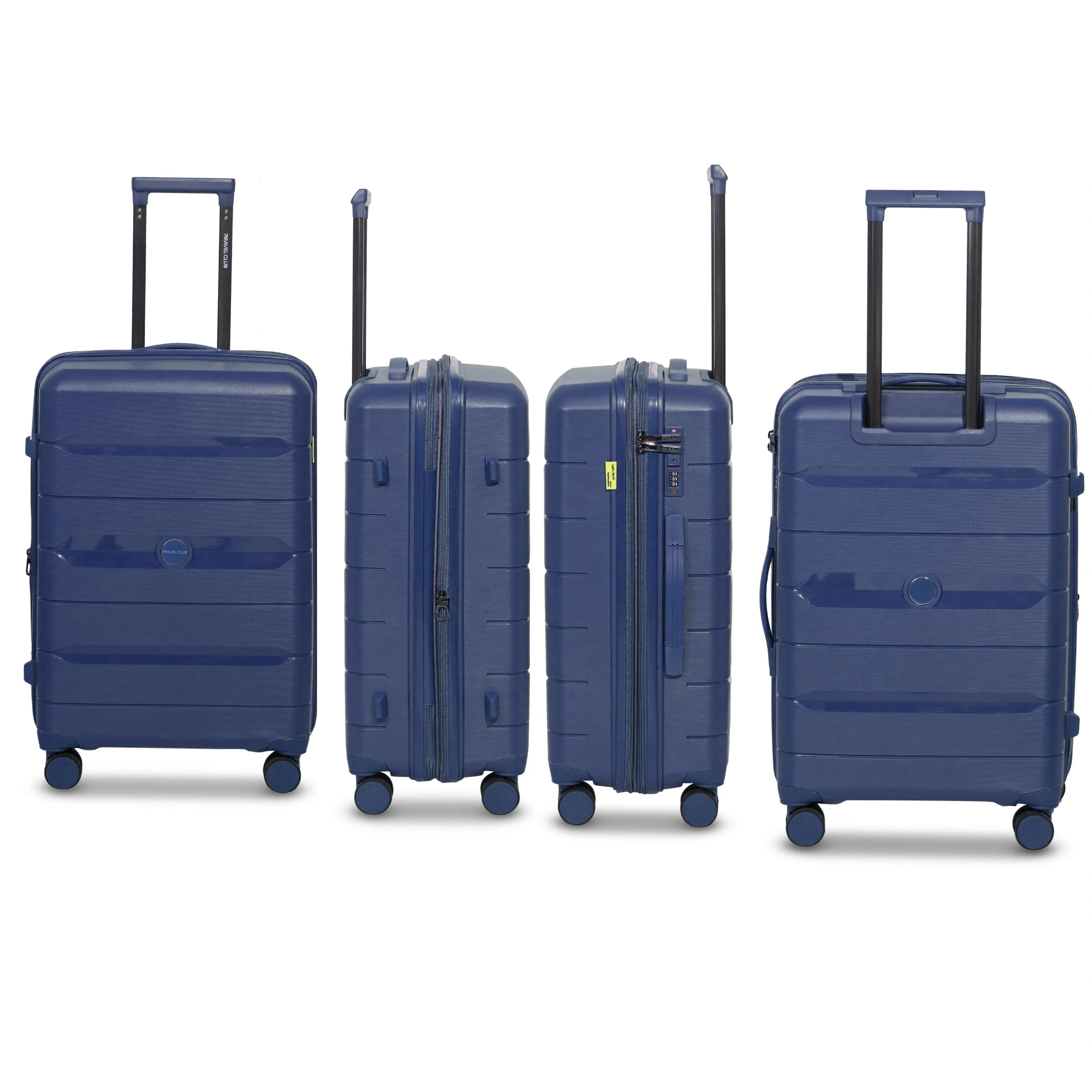 The Orlando Navy Blue - Unbreakable Expandable Luggage
