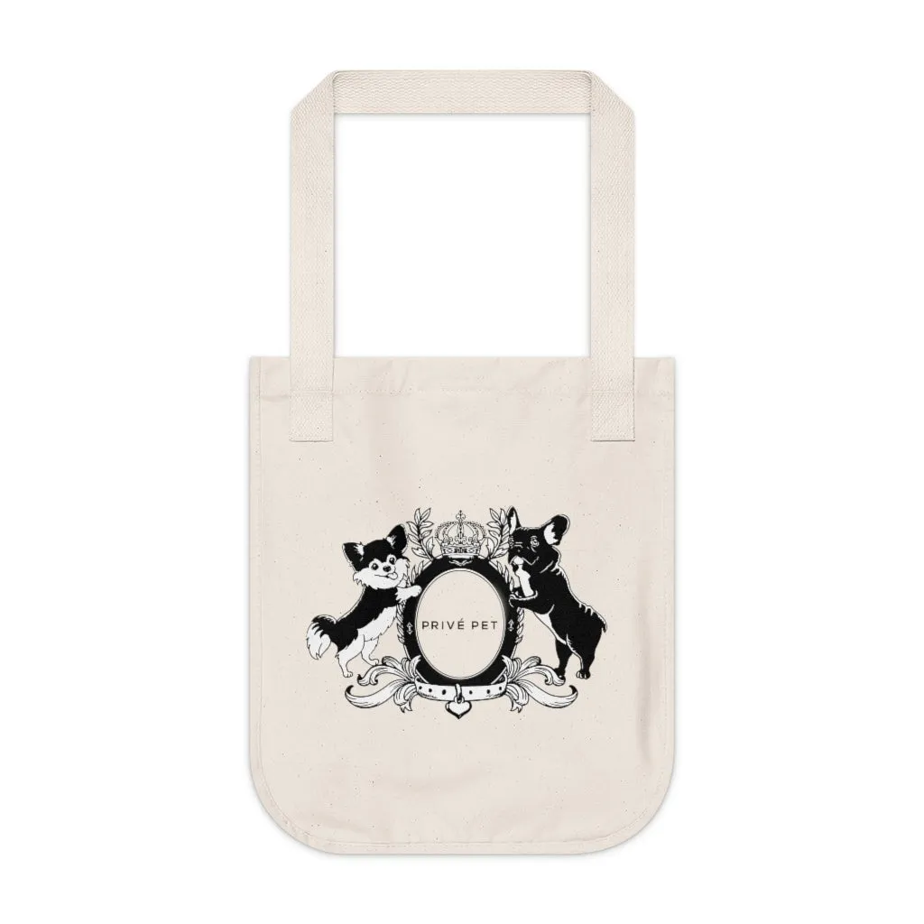 The Privé Pet Organic Cotton Canvas Tote Bag