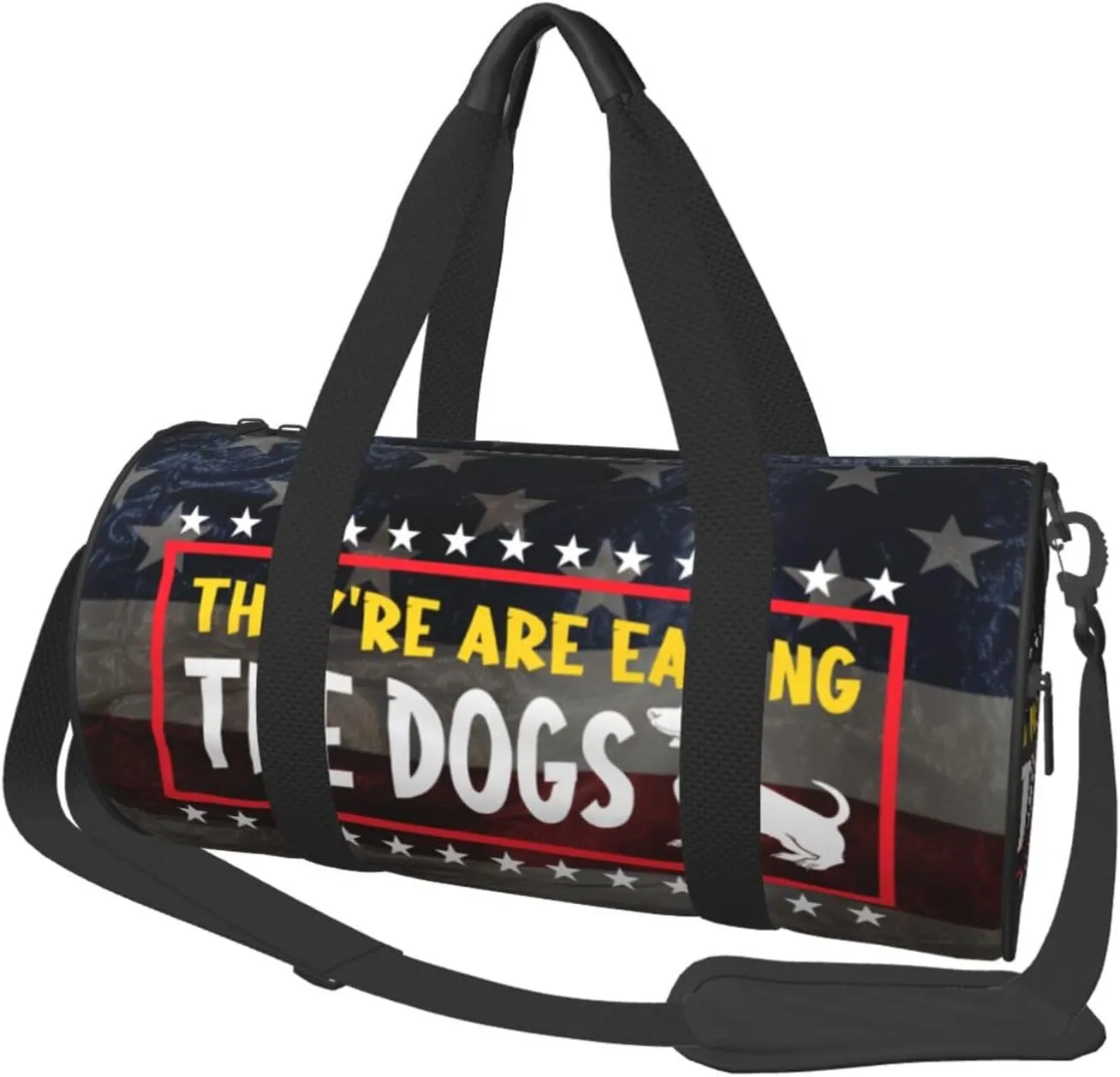 They'Re Eating The Dogs Duffel Bag Gym Bag Travel Sports Tote Large Foldable Beach Swim Yoga2