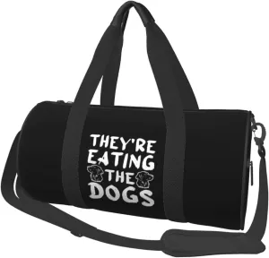 They'Re Eating The Dogs Duffel Bag Gym Bag Travel Sports Tote Large Foldable Beach Swim Yoga2