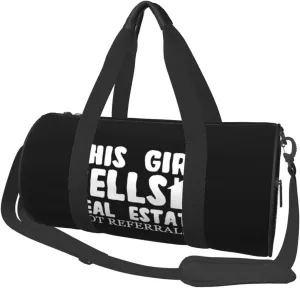 This Girl Sells Real Estate Duffel Bag Gym Bag Travel Sports Tote Large Foldable Beach Swim Yoga5