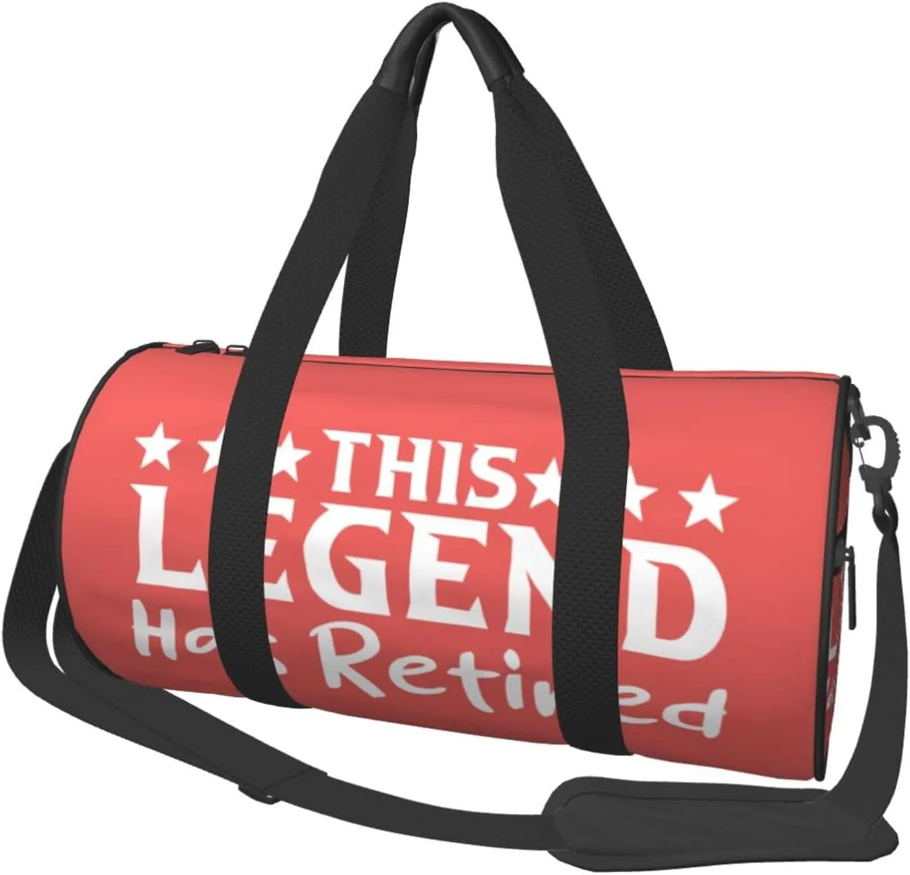 This Legend Has Retired Retirement Duffel Bag Gym Bag Travel Sports Tote Large Foldable Beach Swim Yoga0