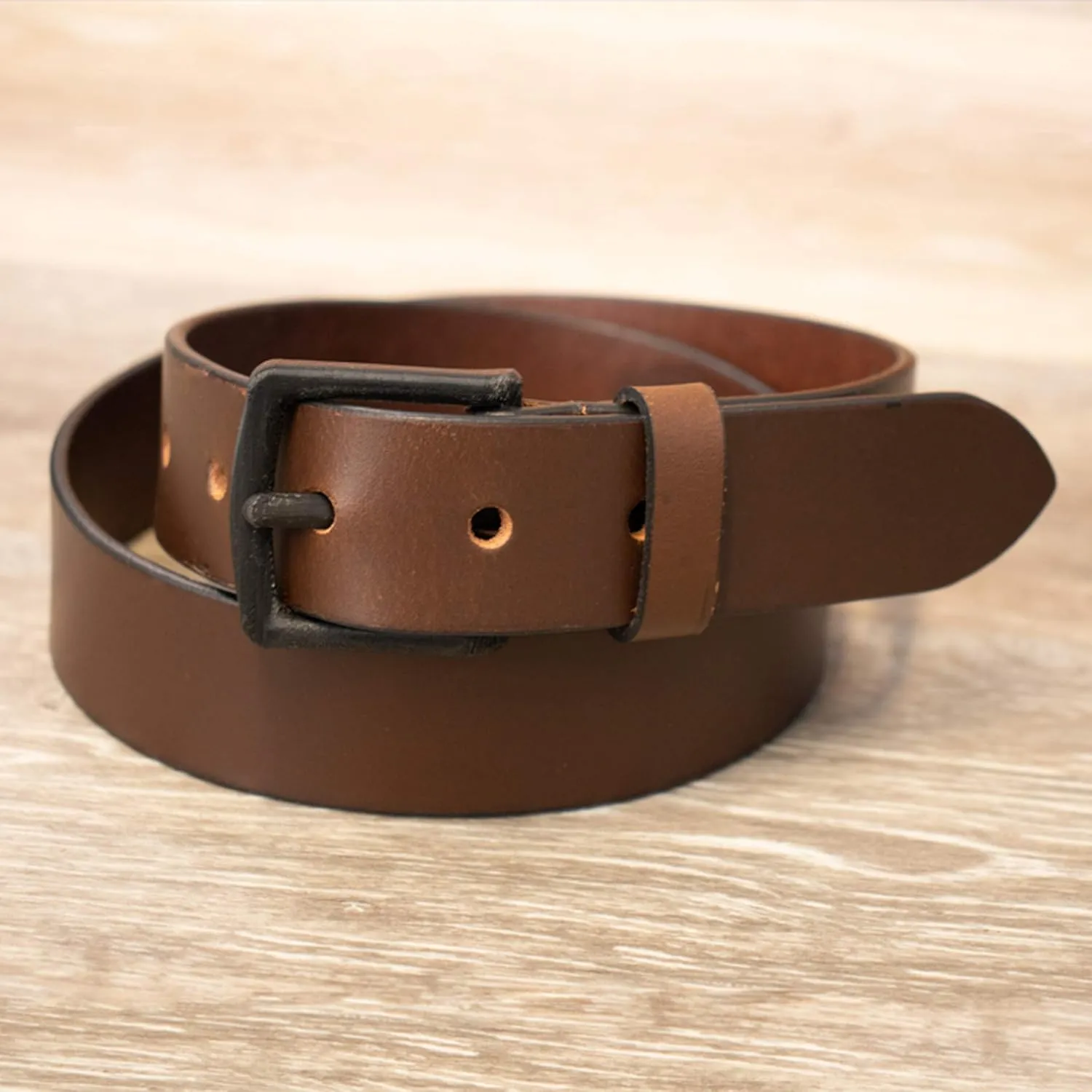 Thomas Bates Women's Skyliner Metal Free Leather Travel Belt