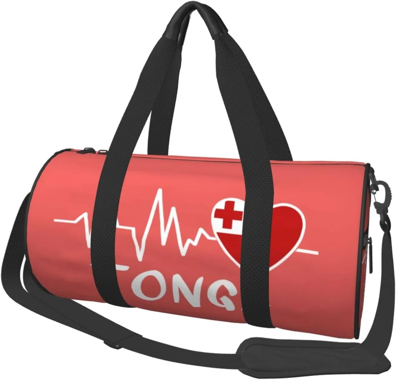 Tonga Heartbeat Duffel Bag Gym Bag Travel Sports Tote Large Foldable Beach Swim Yoga4