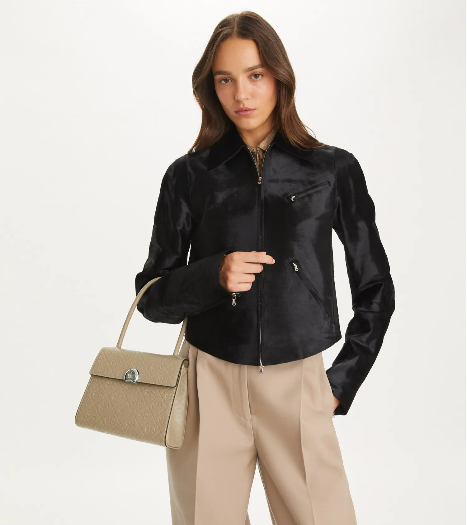 Tory Burch T Monogram Small Deville Bag