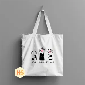 Tote Bag - Rock Paper Scissors - PREORDER 5/26-5/29