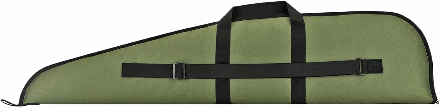 TOURBON Soft Gun Case 42 inch for Scoped Rifle, 50-inch Shotgun Bag with Accessories Pocket, Hunting Shooting Gun Storage Carrying Case without Padding