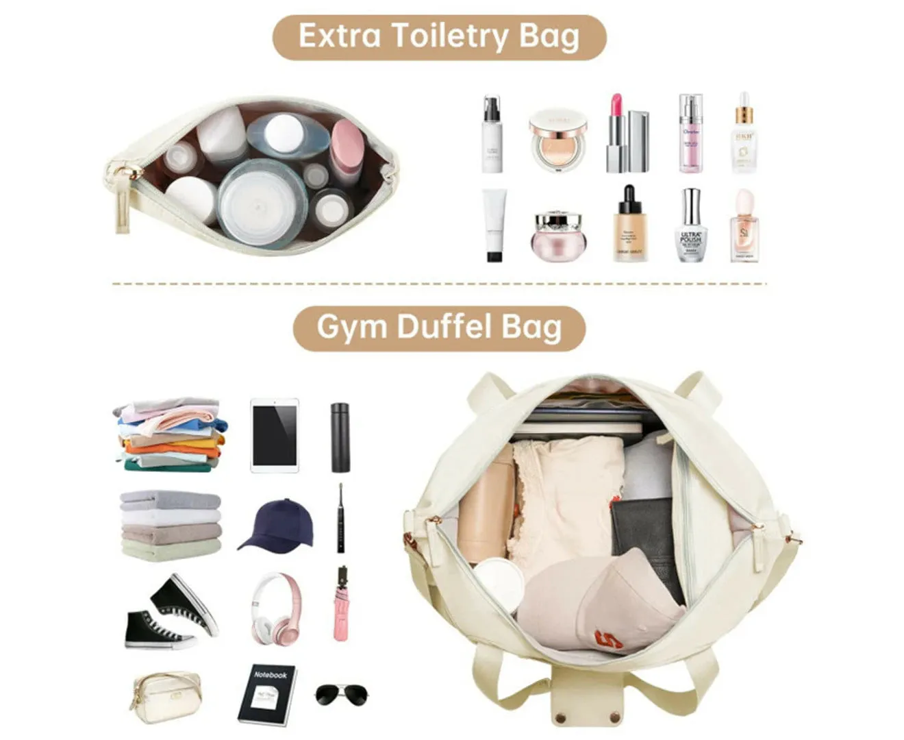 Travel Bag Duffel Bag Weekender Bag Overnight Bag Sport Bag Gym Bag