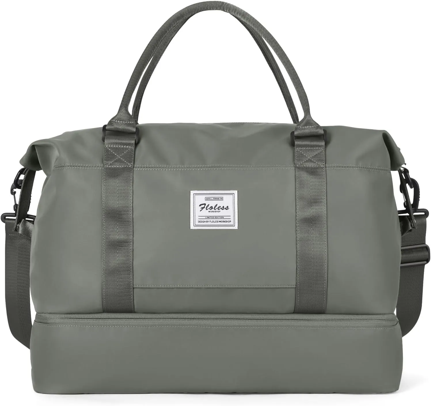 Travel Duffel Bag with Shoes Compartment, Overnight Weekender Bags for Women,Carry on Personal Item Bag，Extra Large