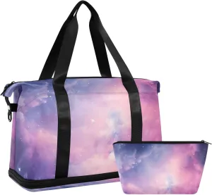Travel Duffel Gym Sports Luggage Bag Expandable Large Capacity Cloud 5 Sports Bag for Women and Men