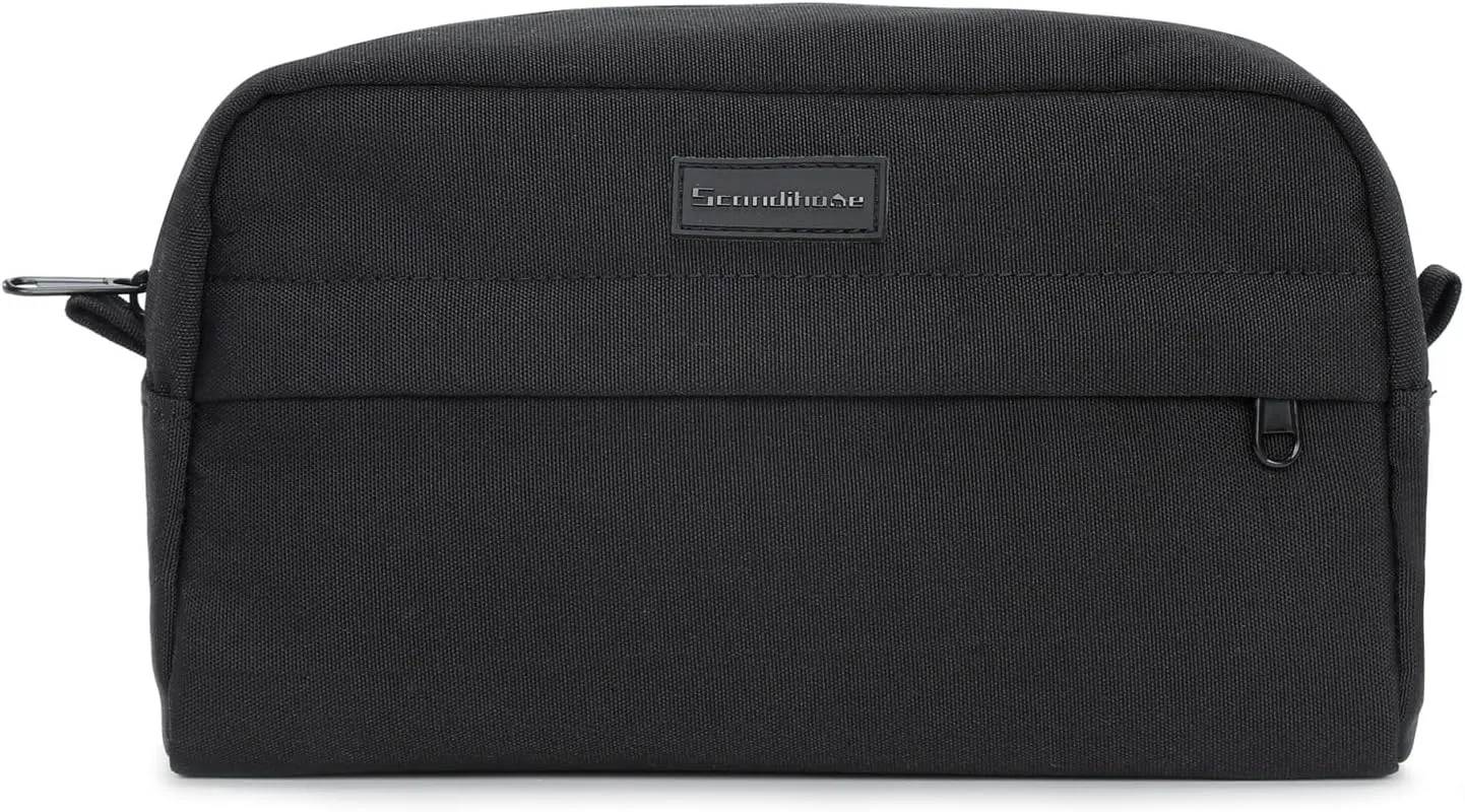 Travel Makeup Bag Cosmetic Bags for Women, Large Capacity Wide-open Pouch Waterproof Toiletry Bag Make up Organizer Scandihome Series