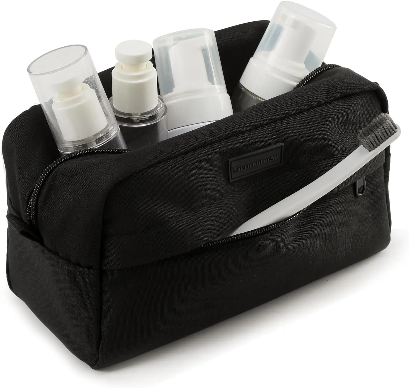 Travel Makeup Bag Cosmetic Bags for Women, Large Capacity Wide-open Pouch Waterproof Toiletry Bag Make up Organizer Scandihome Series