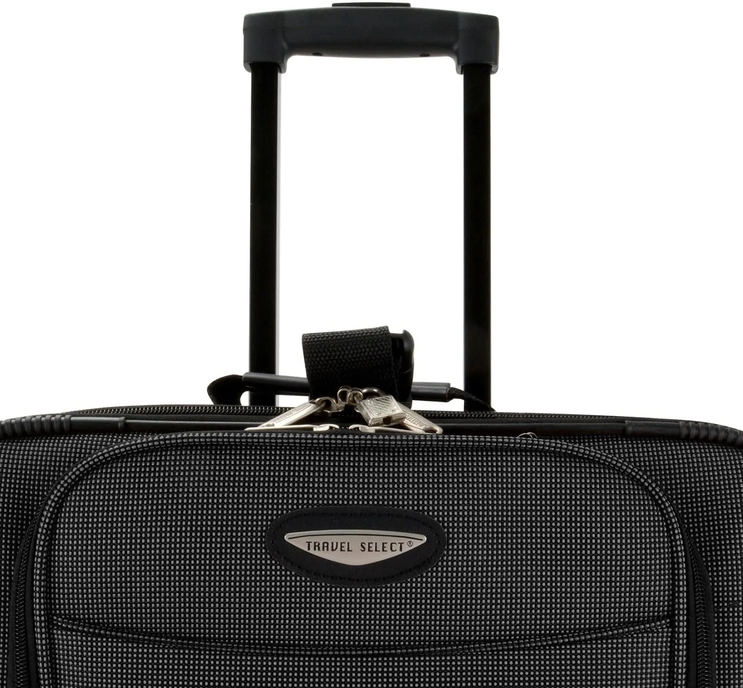 Travel Select Amsterdam Softside Expandable Rolling Luggage, TSA-Approved, Lightweight, Gray, Carry-on 21-Inch