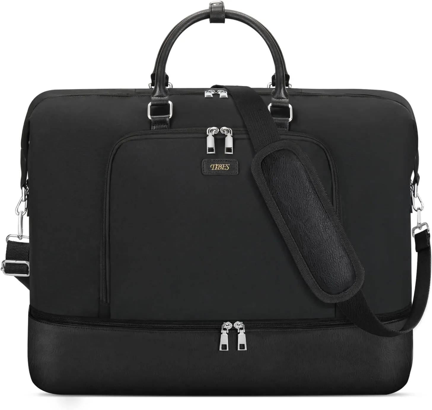 Travel Weekender Bag for Women, Overnight Bag with Shoe Compartment, Oversized Travel Duffel Bag Carry On Tote with Trolley Sleeve 21" for Weekend Travel Business Trip