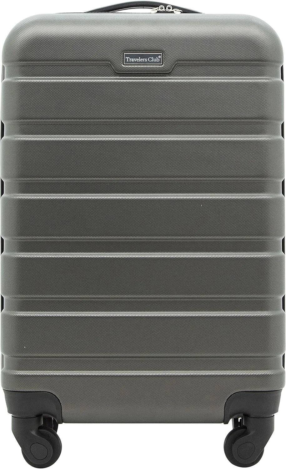 Travelers Club Harper Luggage, Charcoal, 20-Inch Carry-On