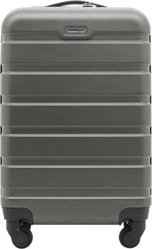 Travelers Club Harper Luggage, Charcoal, 20-Inch Carry-On