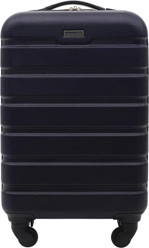 Travelers Club Harper Luggage, Navy, 20-Inch Carry-On