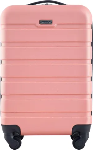 Travelers Club Harper Luggage, Rose Gold, 20-Inch Carry-On