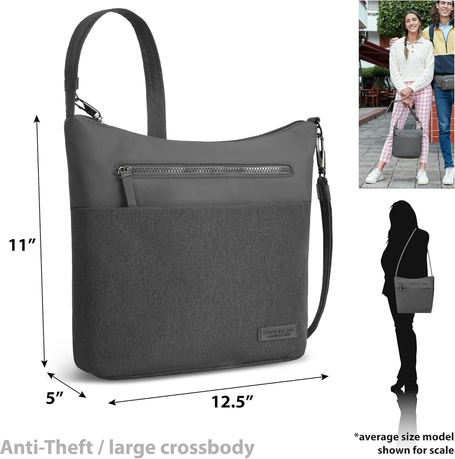 Travelon Anti-theft Metro Crossbody