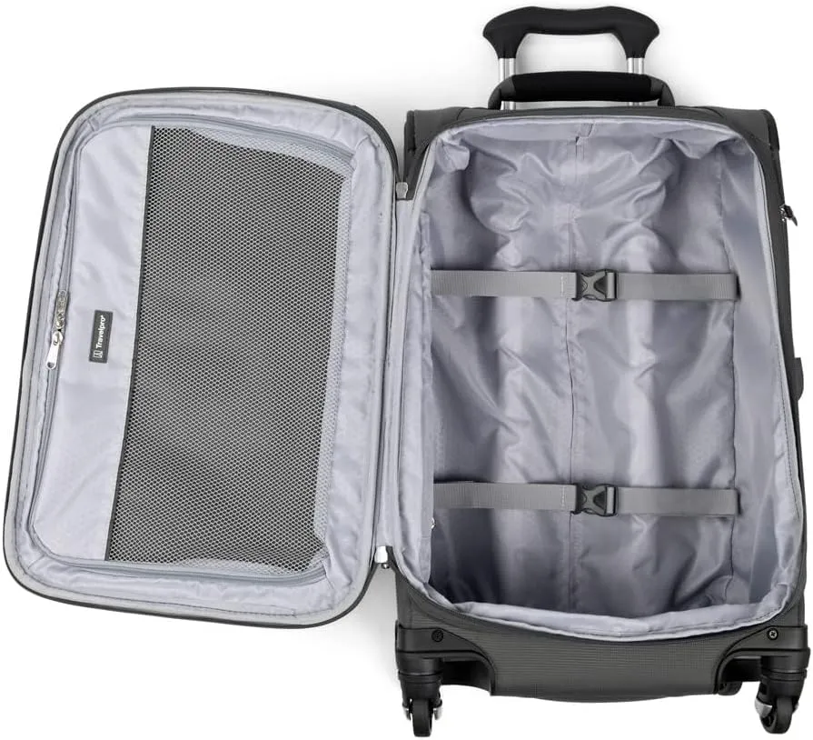 Travelpro Maxlite 5 Softside Expandable Luggage with 4 Spinner Wheels, Lightweight Suitcase, Men and Women, Shadow Grey, 2-Piece Set (21/29)