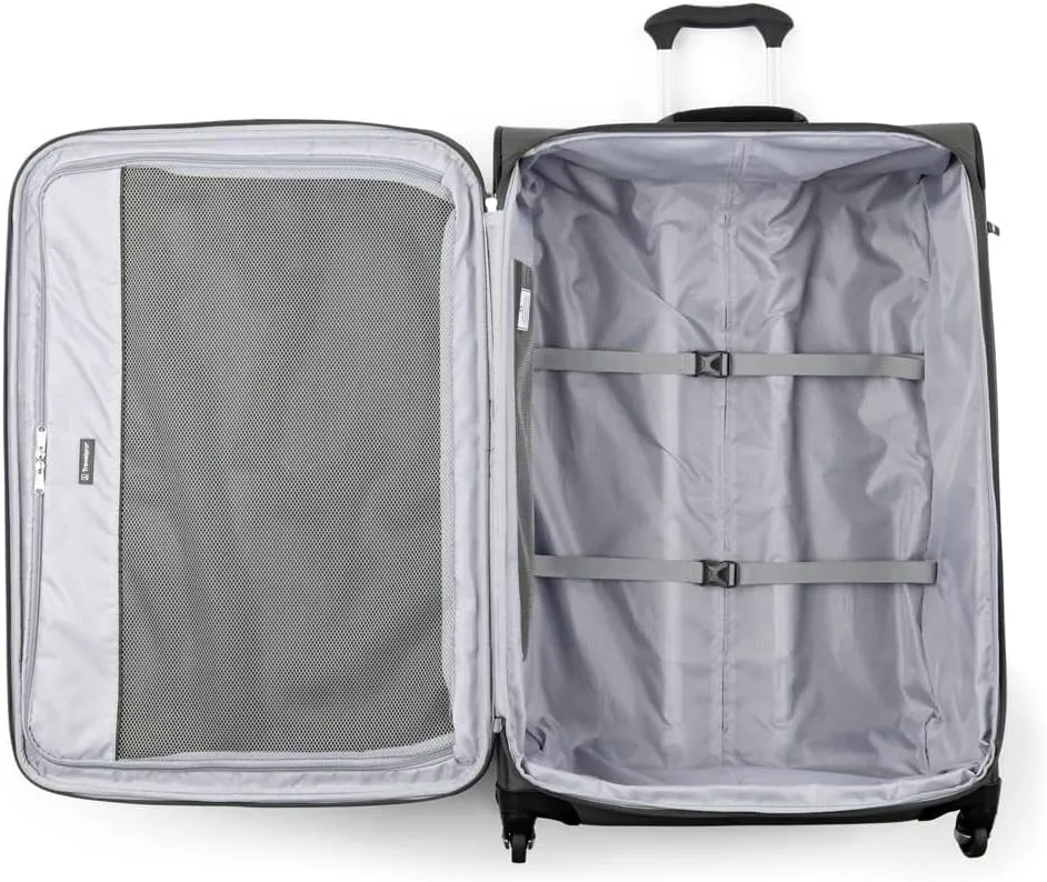 Travelpro Maxlite 5 Softside Expandable Luggage with 4 Spinner Wheels, Lightweight Suitcase, Men and Women, Shadow Grey, 2-Piece Set (21/29)