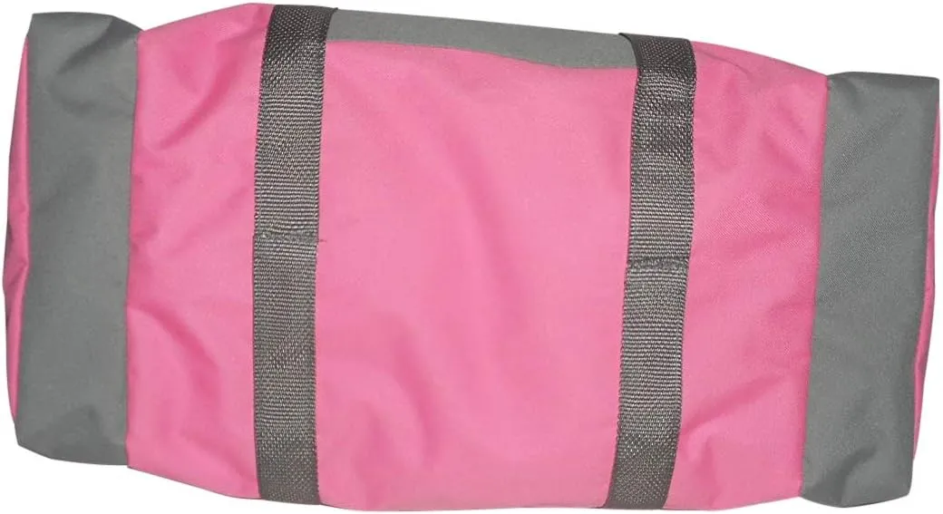 Triple Carry-on with U opening,two separate compartment one on each end plus front pocket. (Pink)