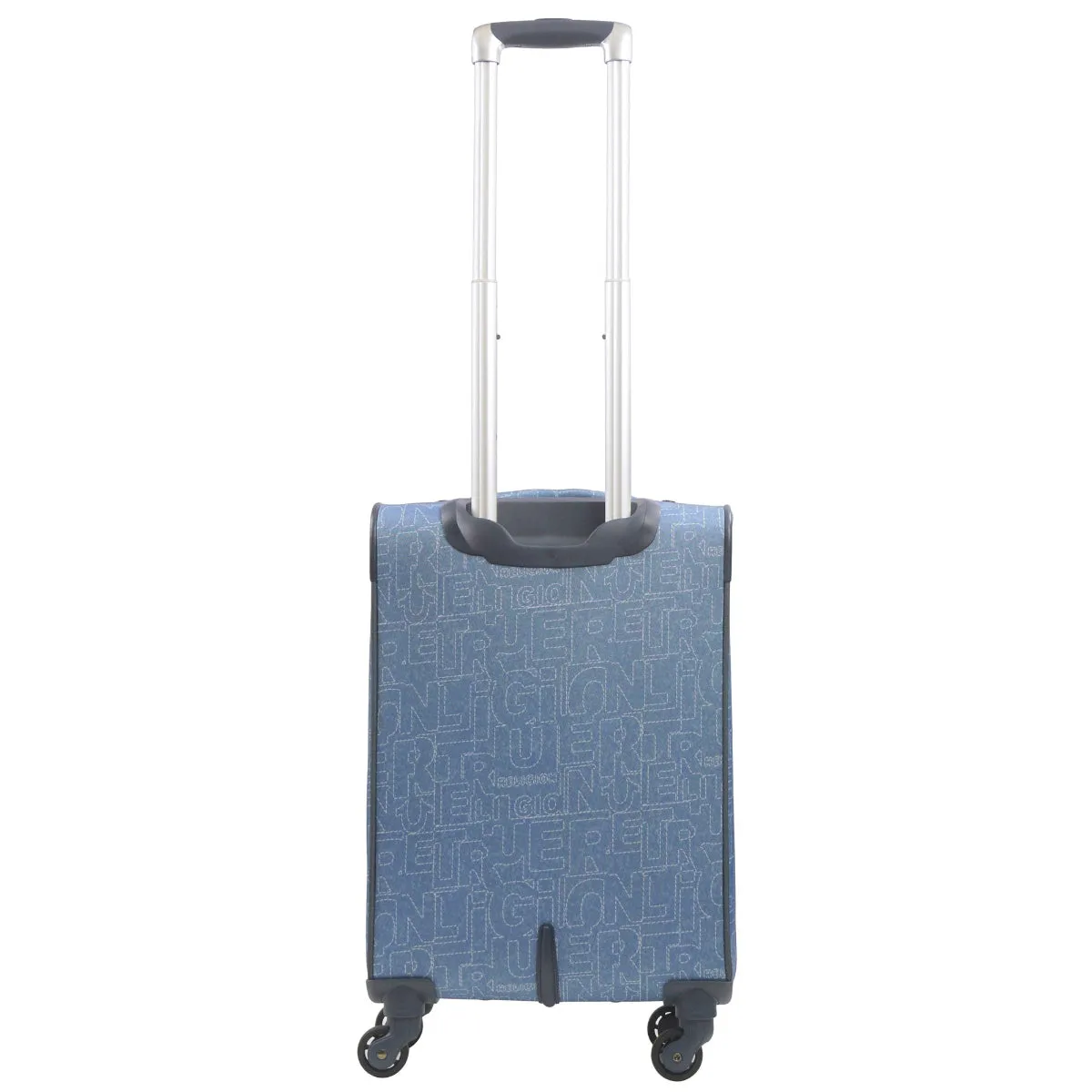 True Religion Blue 23" Soft Sided Expandable Spinner Luggage