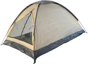 Two Person Camping Tent Easy to Set up Protection Waterproof Canopy Single Layer Shelter Folding for Yard Fishing Family Lawn