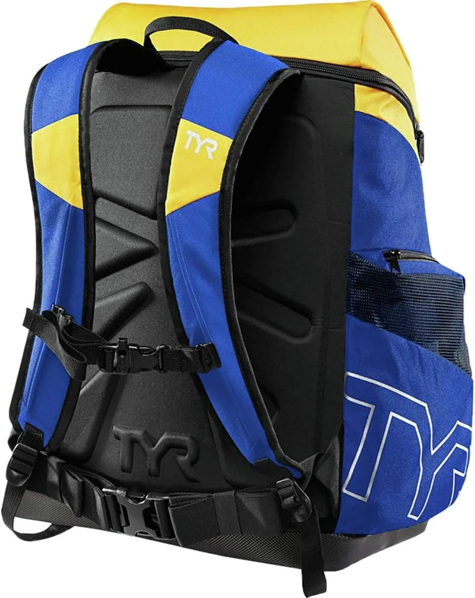 TYR Alliance Backpack, Royal/Gold, 45 Liter