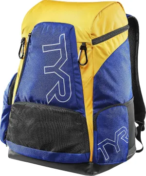 TYR Alliance Backpack, Royal/Gold, 45 Liter