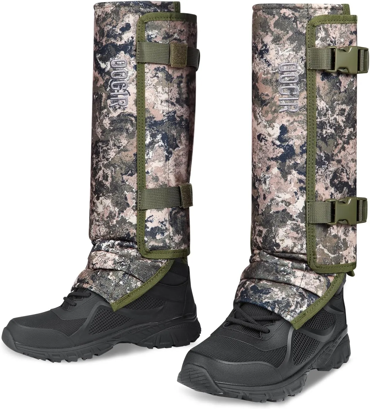 UIIHUNT Snake Gaiters, Waterproof Snake Chaps Snake Gaiter for Men Women, Adjustable Snake Bite Protection Snake Guards
