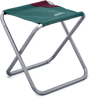 UNISTRENGH Folding Camping Stool Lightweight Portable Folding Camp Stools Ultralight for Outdoor BBQ Fishing Traveling Hiking Backpacking (Dark Green)