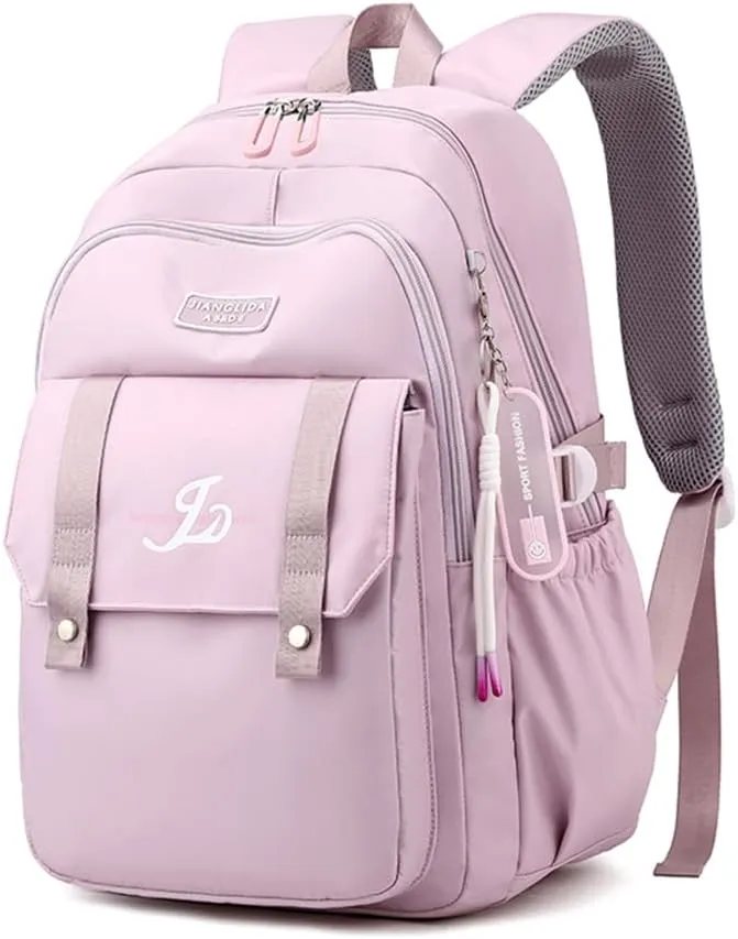University Bookbag copmuter Daypack Backpack Outdoor Bag Waterproof Travel Notebook College Backpack (Purple)