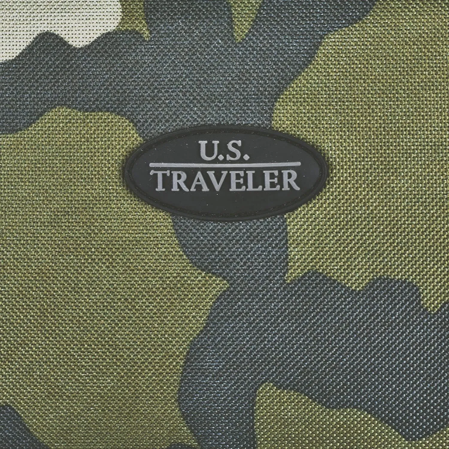 U.S. Traveler Lightweight Rolling 20" Carry On Luggage Softside Suitcase, Camouflage, 2 Wheel-1 Piece
