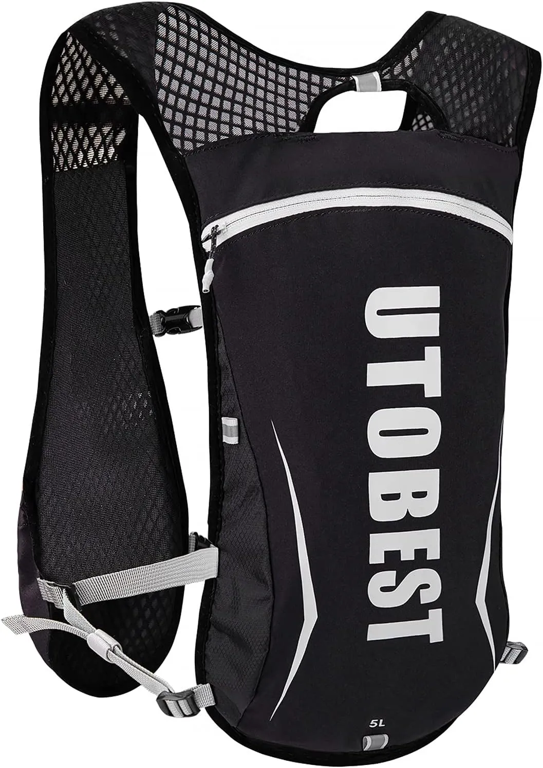 UTOBEST 10L Hydration Vest with 2L Water Bladder and 5L Running Vest Only