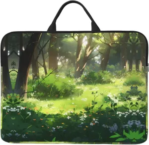 Vegetation Printed Laptop Sleeve 16.5 * 12.2", Business and Casual Dual use, Suitable for Some laptops