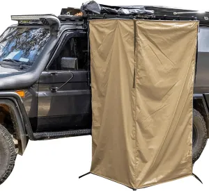 Vehicle Awning Shower Room with LED Light,Car Side Shower Tents - SUV Truck Bathroom Tent for Camping Privacy Shelters,Outdoor Portable Instant Changing Room