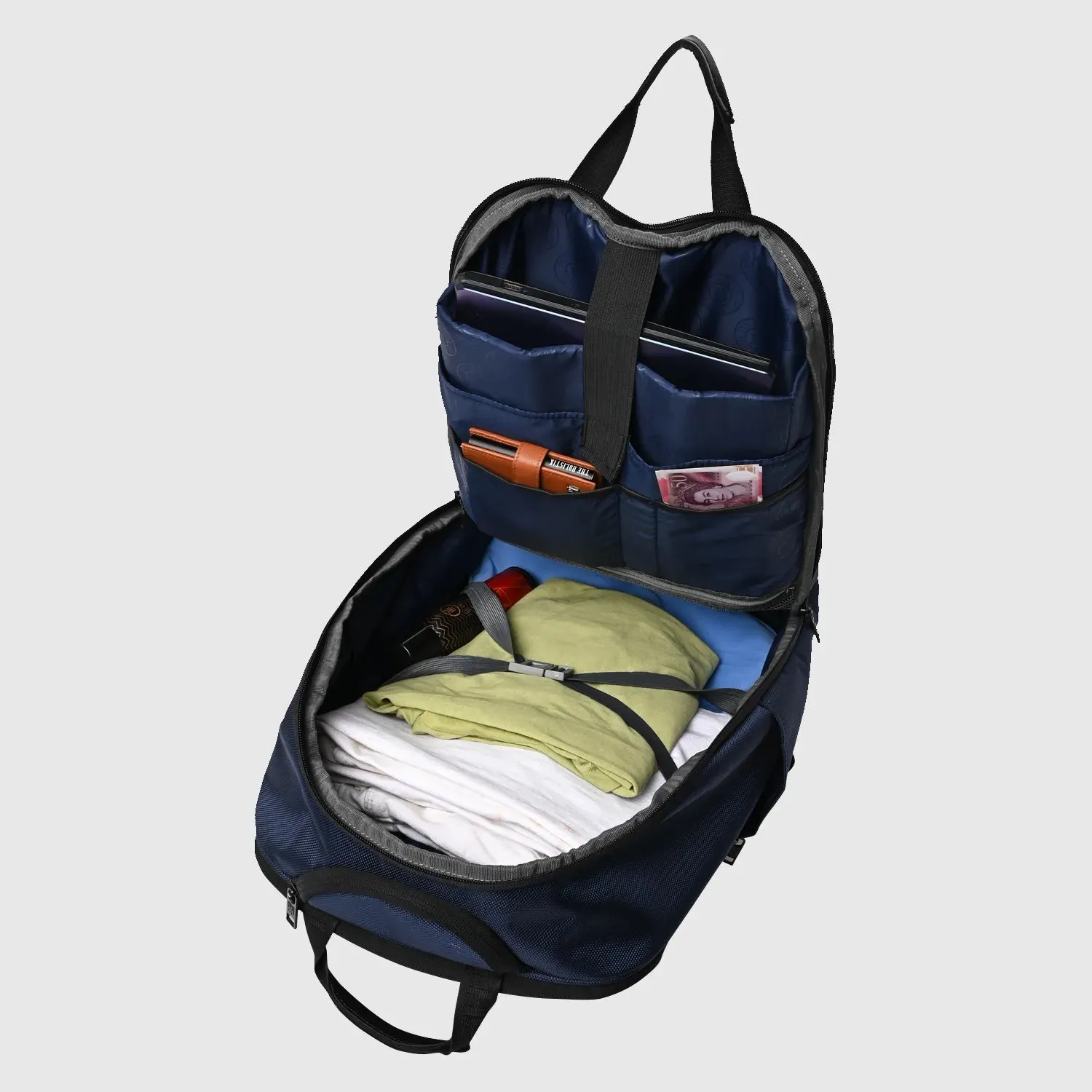 Ventura  Backpack Trolley | Travel Bag Men/Women | Laptop Compartment | Blue