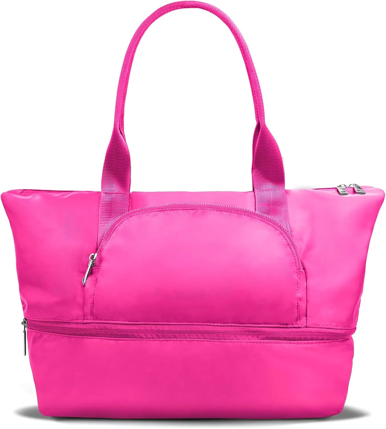 viewm Tote Bag for Women, 27L Expandable Large Travel Tote Bag with Zipper LuLu City Adventurer Lemon Bag for Shopping Work