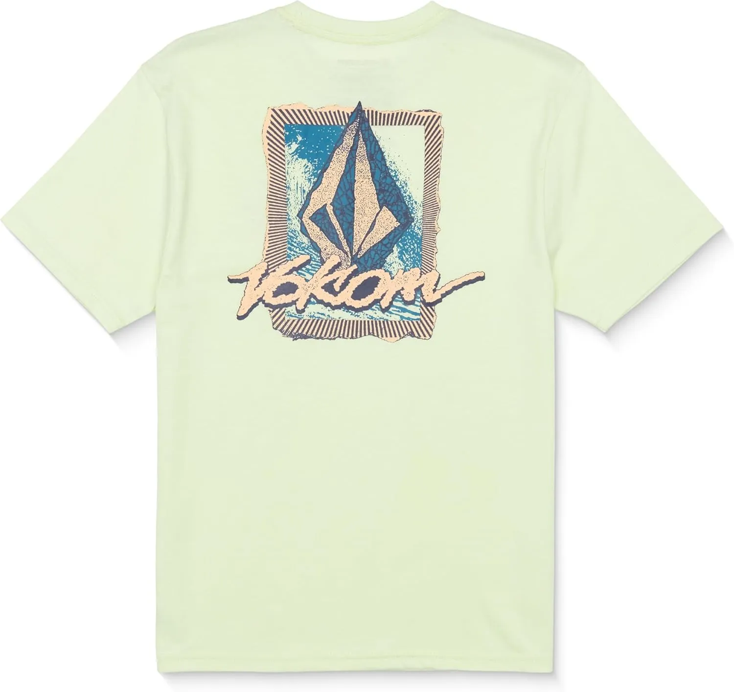 Volcom Big Boys Frothy Postcard Short Sleeve Tee