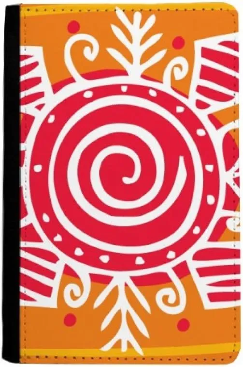 Vortex Mexico Totems Ancient Civilization Passport Holder Notecase Burse Wallet Cover Card Purse