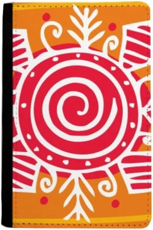 Vortex Mexico Totems Ancient Civilization Passport Holder Notecase Burse Wallet Cover Card Purse