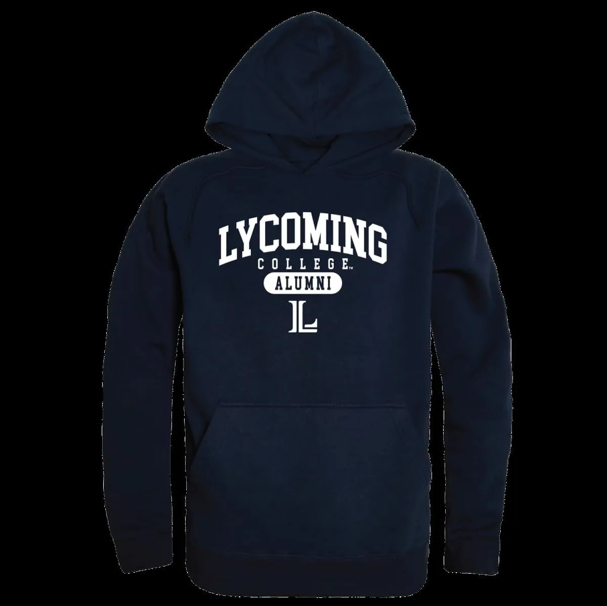 W Republic Lycoming Warriors Alumni Hoodie Sweatshirts - Navy, Medium