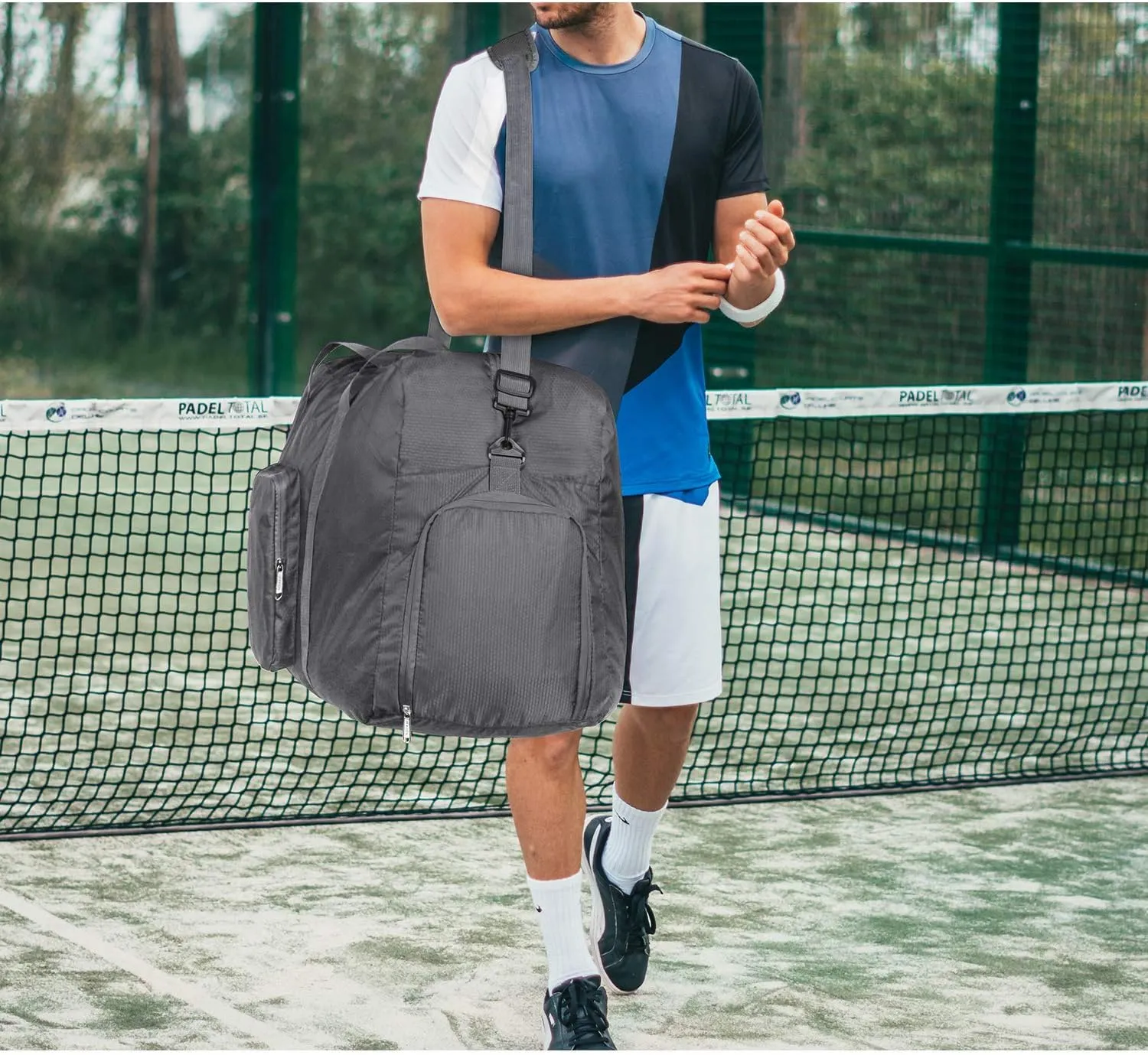 WANDF Foldable Travel Duffel Bag 60-120L Duffle Carry on for Women and Men