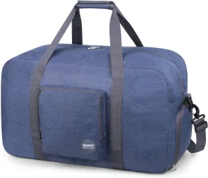 WANDF Foldable Travel Duffel Bag 60-120L Duffle Carry on for Women and Men
