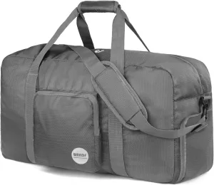 WANDF Foldable Travel Duffel Bag 60-120L Duffle Carry on for Women and Men