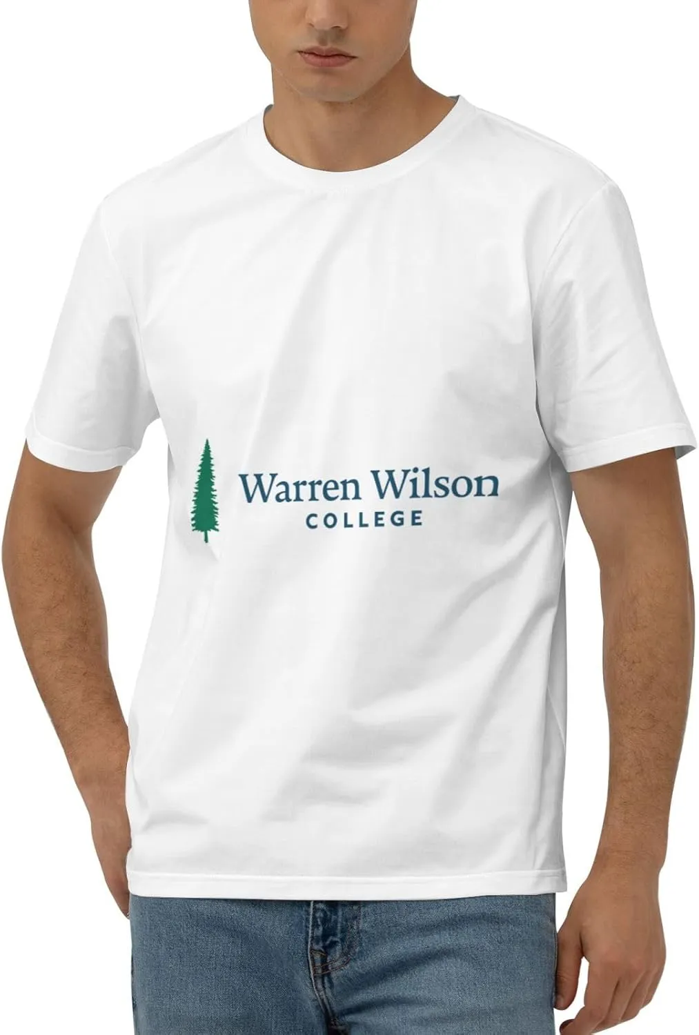 Warren Wilson College Logo Men's Short Sleeve 180g Crew Neck T-Shirt