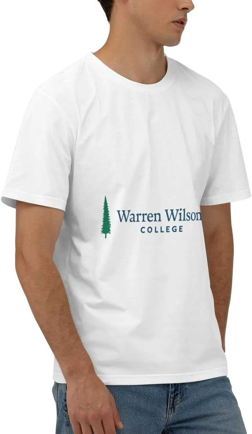 Warren Wilson College Logo Men's Short Sleeve 180g Crew Neck T-Shirt